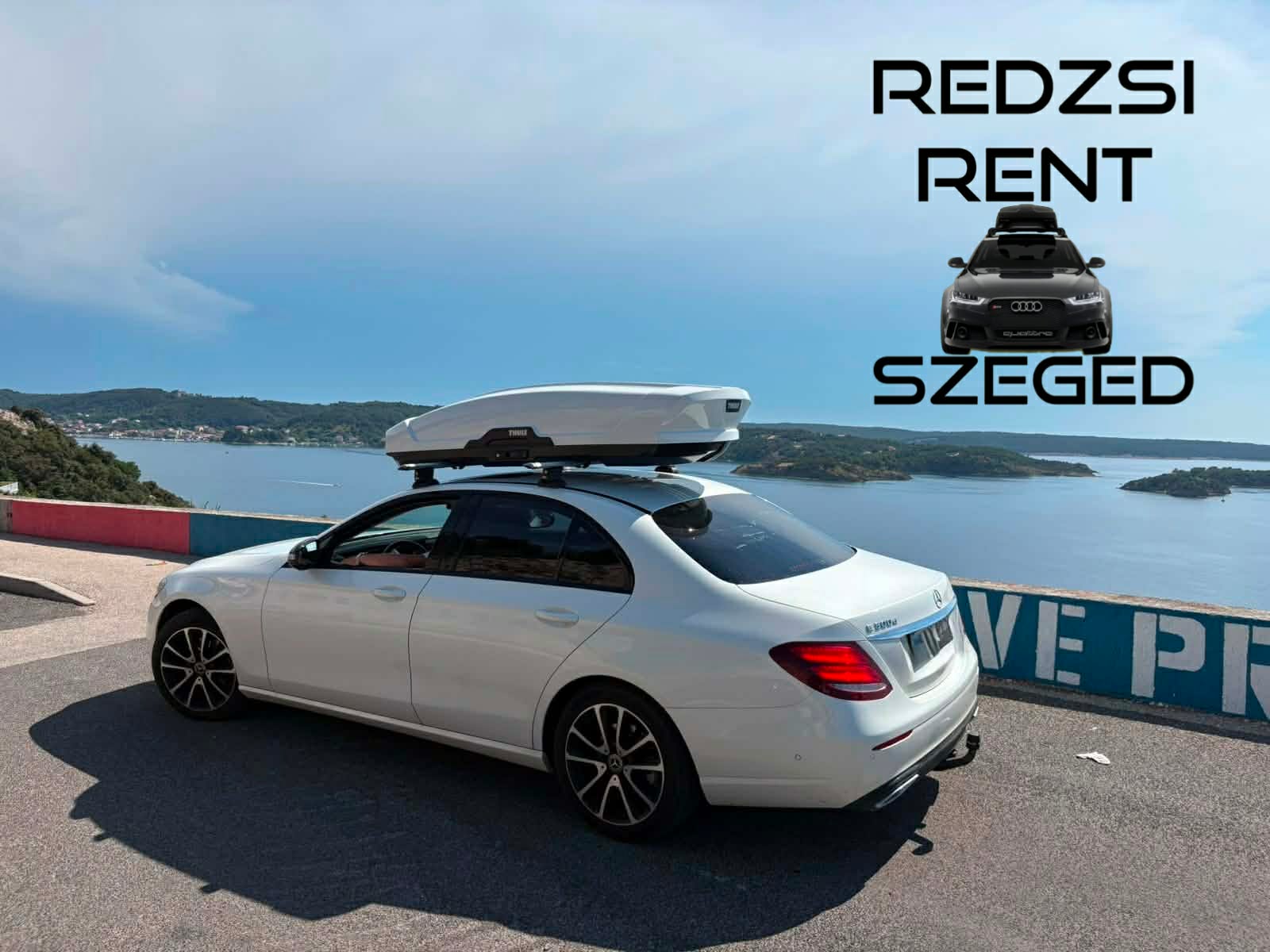 Thule tetőbox a kanyarban