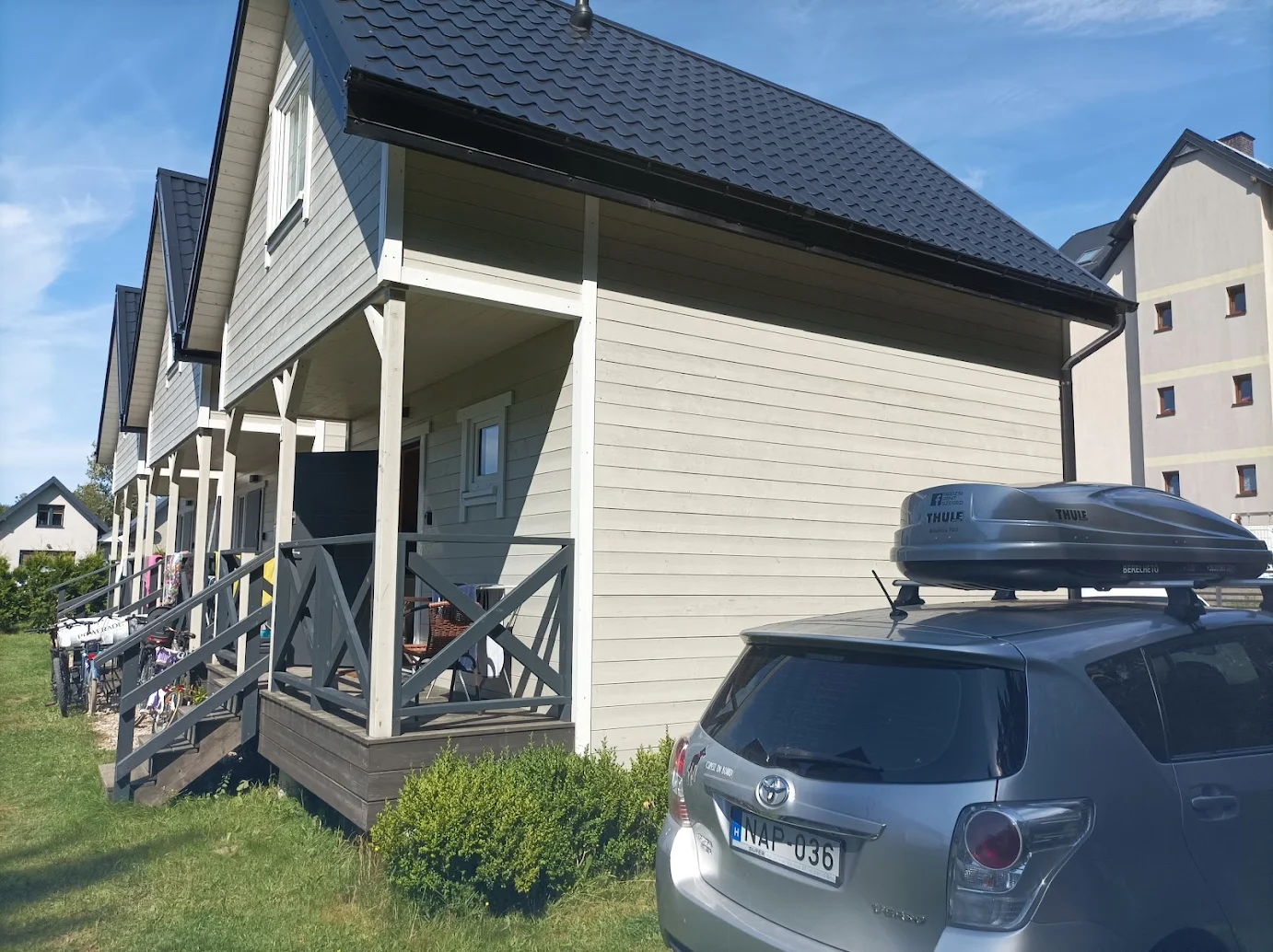 Tetőbox hosszú úton használat közben